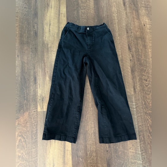 OAK + FORT Pants - Oak + Fort CROPPED LENGTH TWILL WIDE LEG PANT Medium